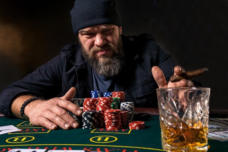 Player choosing between Banker, Player, or Tie bets